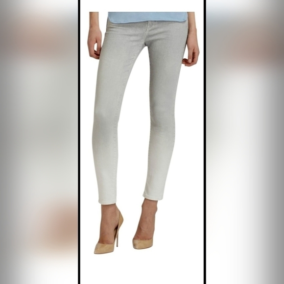 VINCE Ombre Gray and White Skinny Jeans Size 27 Pre-Loved Ladies Demin - Picture 10 of 10